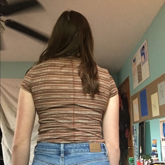 Brown Urban Outfitters short sleeved shirt - Picture 3 of 6